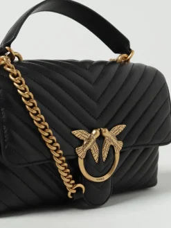 Borsa Love Puff Pinko in pelle matelassè