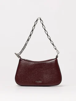 Borsa McQueen in pelle a grana