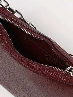 Borsa McQueen in pelle a grana