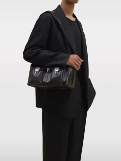 Borsa Medium Gear Lemaire in pelle martellata