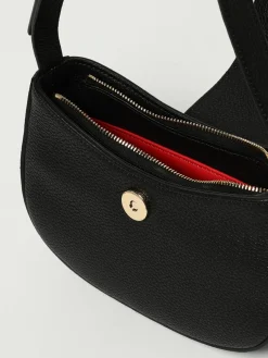 Borsa Mini Double Gancini Ferragamo in pelle martellata