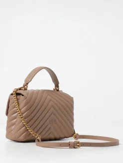 Borsa Mini Lady Love Bag Puff Pinko in nappa trapuntata chevron