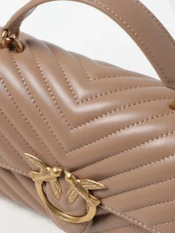 Borsa Mini Lady Love Bag Puff Pinko in nappa trapuntata chevron