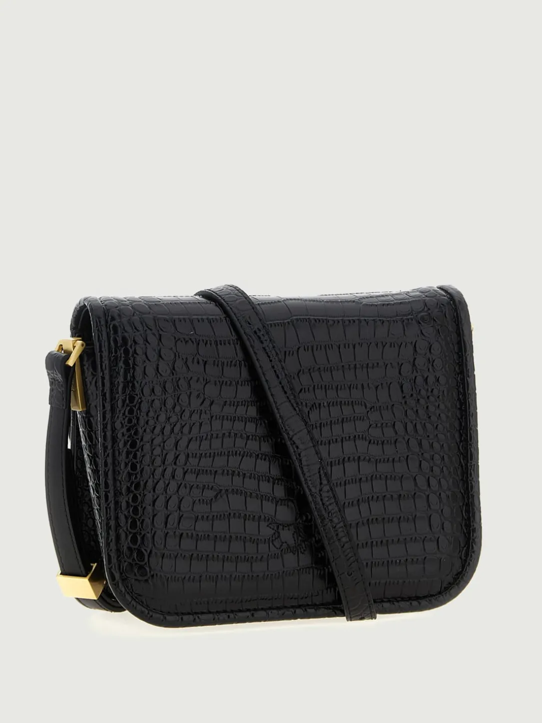 Borsa Mini Love Bag Box Simply Pinko in pelle stampa cocco