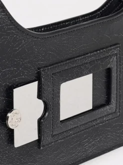 Borsa Mini Platt Acne Studios in pelle cracklè