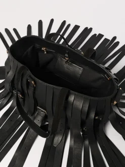 Borsa Multibelts Moschino Couture in pelle con frange e fibbie