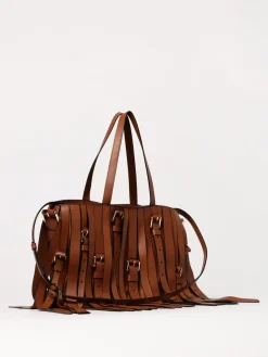 Borsa Multibelts Moschino Couture in pelle con frange e fibbie