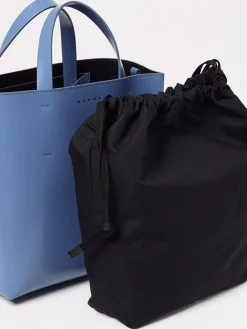 Borsa Museo Marni in pelle spazzolata