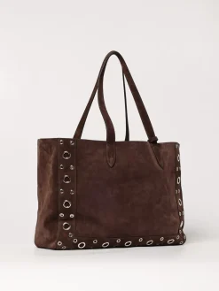 Borsa Nellcôte Valentino Garavani in camoscio con borchie ed occhielli