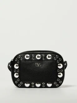 Borsa Nellcôte Valentino Garavani in pelle a grana con borchie