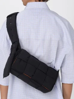 Borsa Padded Tech Cassette Bottega Veneta in nylon intrecciato