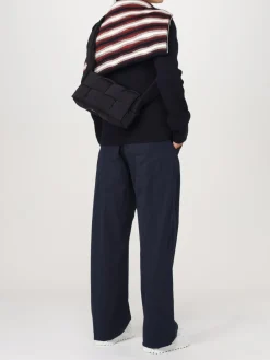 Borsa Padded Tech Cassette Bottega Veneta in nylon intrecciato