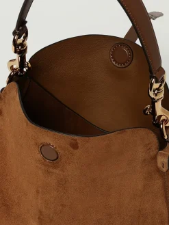 Borsa Pony Etro in camoscio