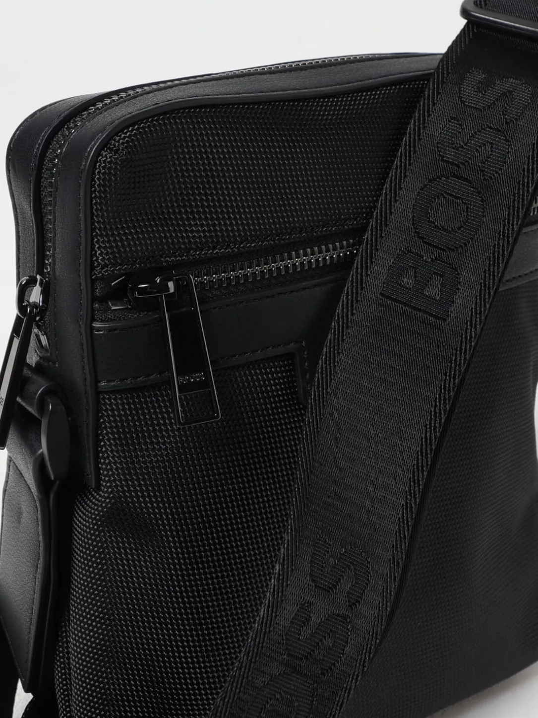 Borsa Ray Boss in mesh e pelle sintetica