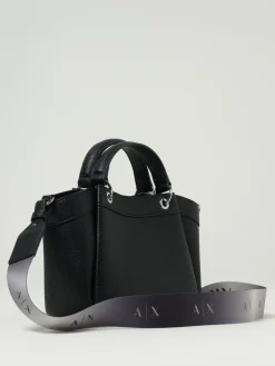 Borsa Shopping a mano con logo Armani Exchange