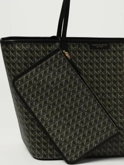 Borsa Shopping Ever-Ready Tory Burch in cotone spalmato