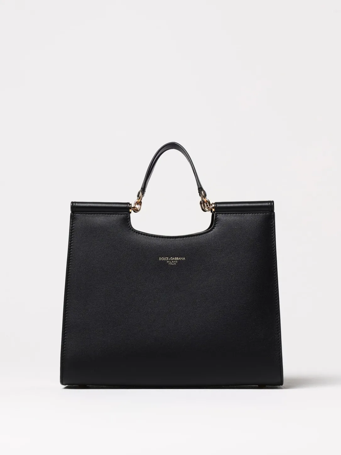 Borsa Shopping Sicily Small Dolce & Gabbana in pelle