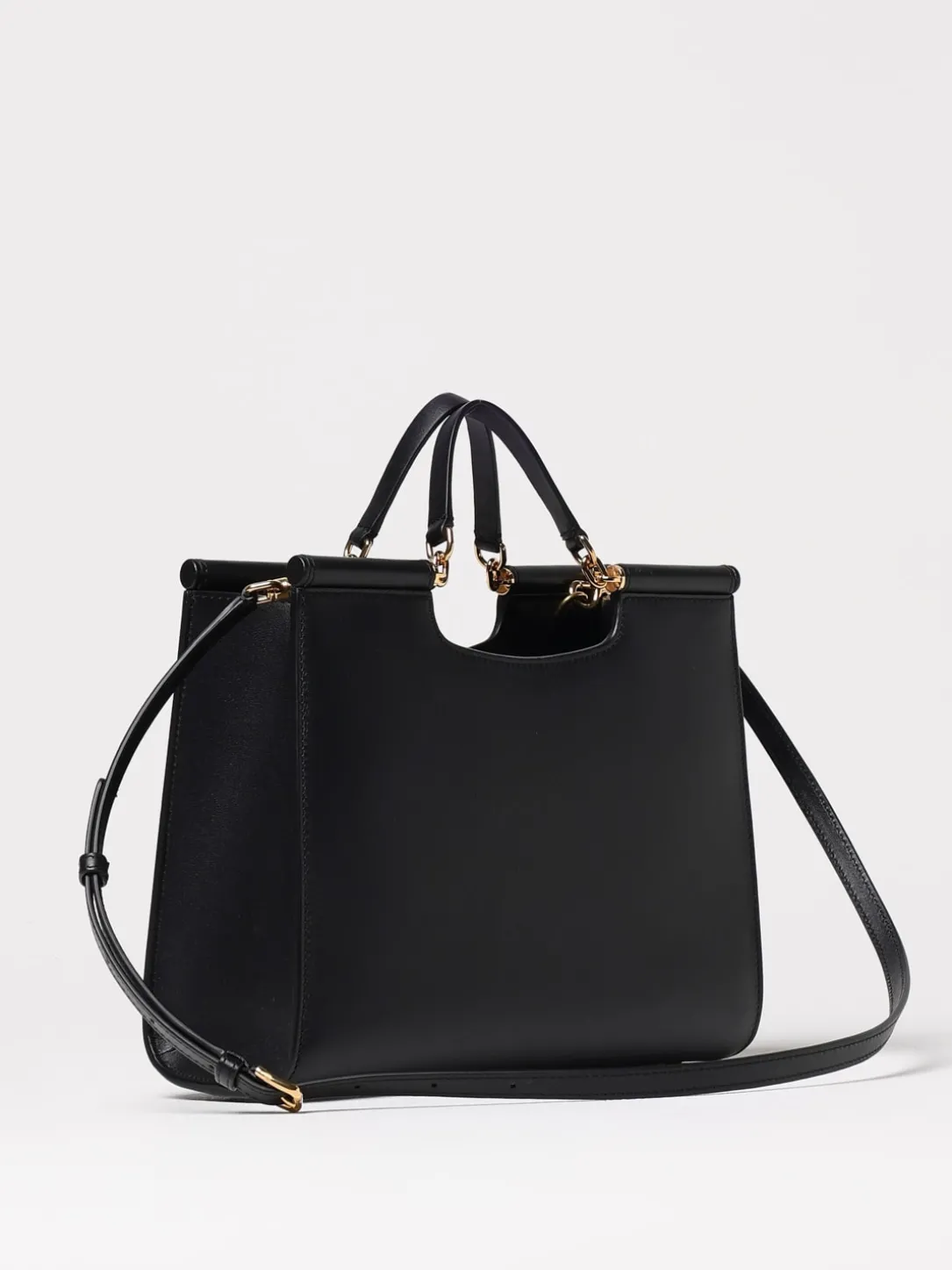 Borsa Shopping Sicily Small Dolce & Gabbana in pelle