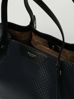 Borsa Small Secret Serapian in pelle goffrata