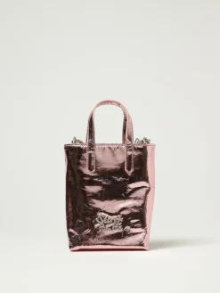 Borsa Sparkling Secret Pon-Pon in vernice laminata
