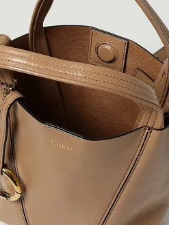 Borsa Spin Mini Chloé in pelle a grana