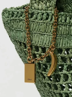 Borsa Summer Banana Chloè in rafia crochet