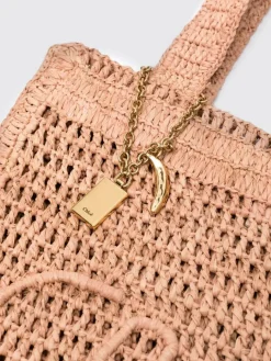 Borsa Summer Banana Chloè in rafia crochet