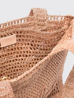 Borsa Summer Banana Chloè in rafia crochet