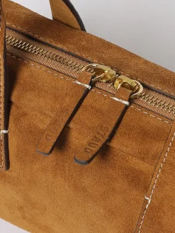 Borsa The Dude Staud in pelle scamosciata