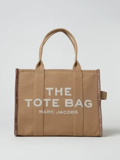 Borsa The Large Tote Bag Marc Jacobs in canvas con logo jacquard