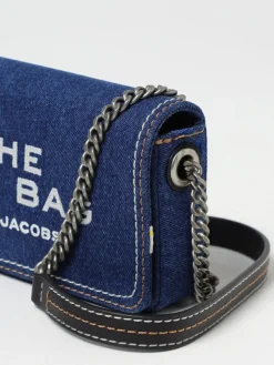 Borsa The Mini Bag Marc Jacobs in denim