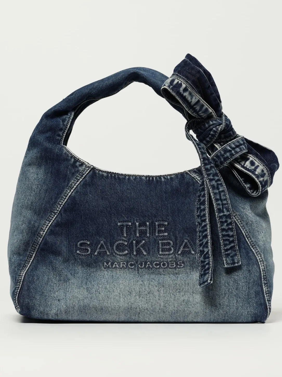 Borsa The Sack Bag Marc Jacobs in denim