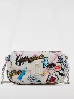 Borsa The Sticker Clover Marc Jacobs in pelle a grana stampata