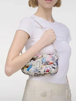 Borsa The Sticker Clover Marc Jacobs in pelle a grana stampata