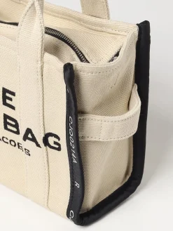 Borsa The Tote Bag Marc Jacobs in canvas con logo ricamato