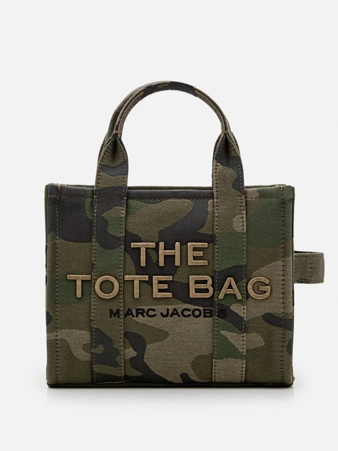 Borsa The Tote Bag Marc Jacobs in canvas camouflage