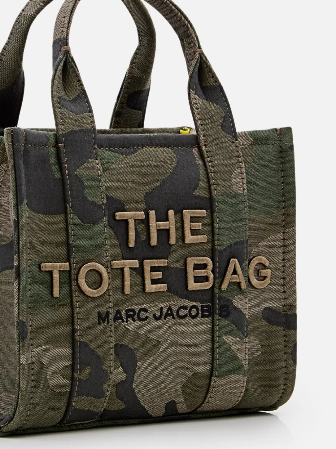 Borsa The Tote Bag Marc Jacobs in canvas camouflage