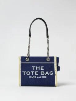Borsa The Tote Bag Small Marc Jacobs in denim di cotone