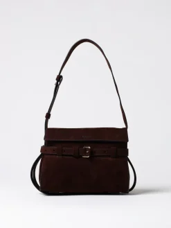 Borsa Tie Me Moschino Couture in camoscio