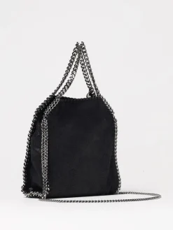 Borsa tote Falabella Stella McCartney in camoscio sintetico cracklè