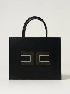 Borsa Tote grande con logo Elisabetta Franchi
