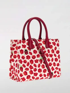 Borsa tote La Medusa Versace in canvas con stampa floreale