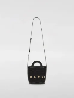 Borsa Tropicalia Marni in rafia e pelle