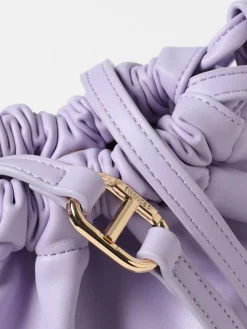 Borsa Twinset in pelle sintetica arricciata