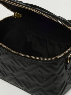 Borsa Vanity Fendi in nappa con monogram FF in rilievo