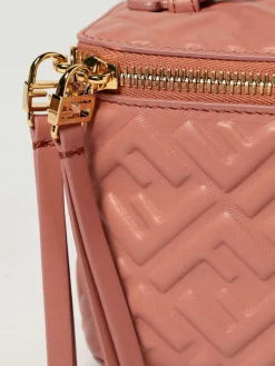 Borsa Vanity Fendi in nappa con monogram FF in rilievo