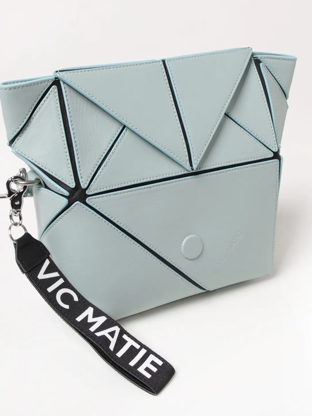 Borsa Vic Matiè in pelle con intagli origami