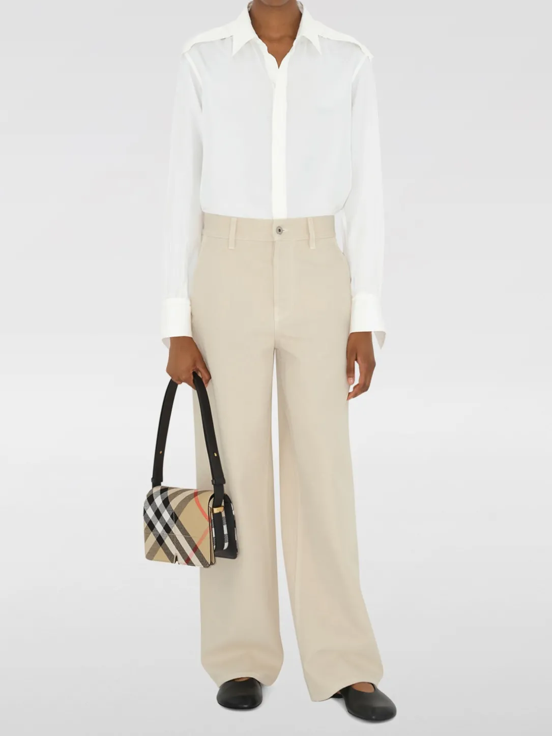 Borsa Vintage Check Burberry in misto cotone