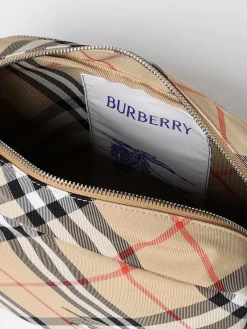 Borsa Vintage Check Burberry in nylon jacquard