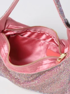 Borsa Vitty La Grande Benedetta Bruzziches in denim con strass